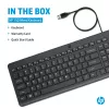HP 150 Ενσύρματο Πληκτρολόγιο Full-Size USB Μαύρο 664R5AA#ABD