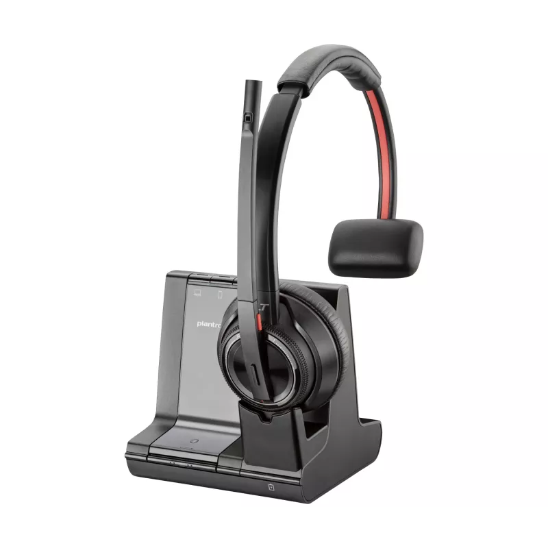 HP Poly Savi 8210 Office DECT 1880-1900 MHz Headset Μονού Αυτιού