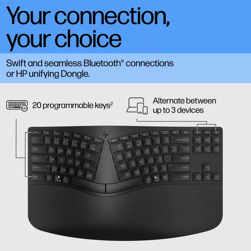 HP 965 Εργονομικό Ασύρματο Πληκτρολόγιο