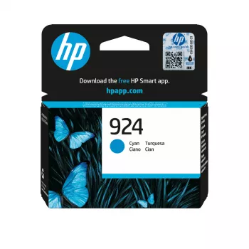Μελανοδοχείο HP 924 Κυανό Γνήσιο Μελάνι 4K0U3NE#301
