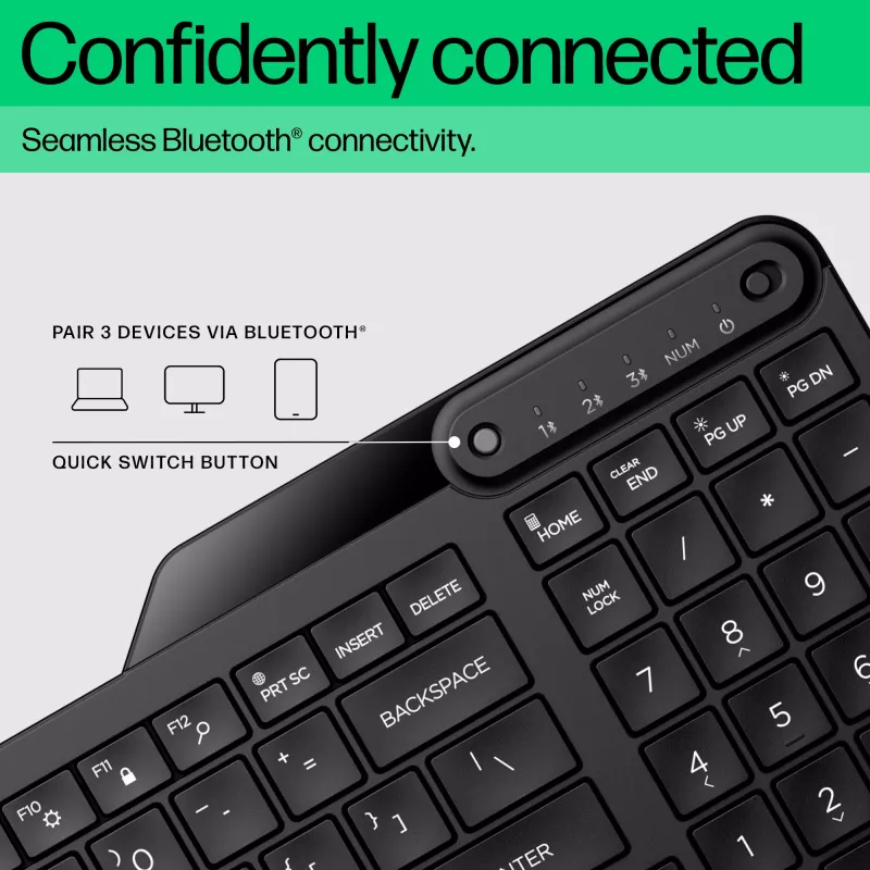 HP 460 Multi-Device Bluetooth Ασύρματο Πληκτρολόγιο
