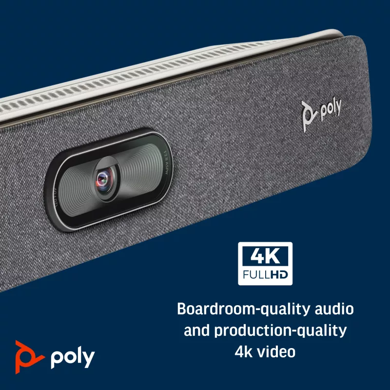POLY Studio X30 All-In-One-Videobar 4K Ultra HD 60 fps 5-πλό Zoom