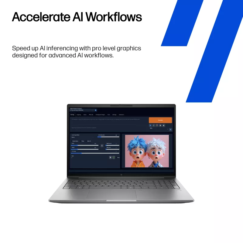 Mobile Workstation HP Zbook X G1i Intel Core Ultra 7 32GB 1TB Nvidia RTX PRO 2000 Windows 11