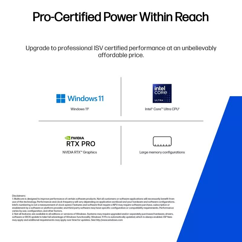 Mobile Workstation HP Zbook X G1i Intel Core Ultra 7 32GB 1TB Nvidia RTX PRO 2000 Windows 11