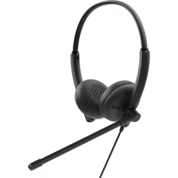 DELL WH125 ακουστικά Ενσύρματα ακουστικά γραφείου/call center USB Type-A Μαύρο