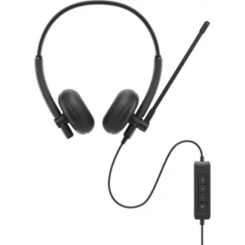 DELL WH125 ακουστικά Ενσύρματα ακουστικά γραφείου/call center USB Type-A Μαύρο