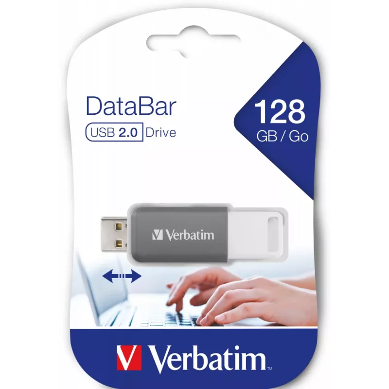 Verbatim V DataBar USB stick 128 GB USB Type-A 2.0 Γκρι