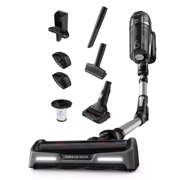 Rowenta X-Force RH9958 2-in-1 επαναφορτιζόμενη σκούπα μπαταρίας Μπαταρία Στεγνό HEPA Χωρίς σακούλα 0,9 L Μαύρο, Γκρι