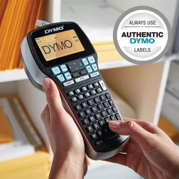 DYMO LabelManager 420P Εκτυπωτής ετικετών | Επαναφορτιζόμενος φορητός εκτυπωτής ετικετών υψηλής απόδοσης | Σύνδεση με υπολογιστή | Εκτύπωση barcodes, λογότυπων και γραφικών