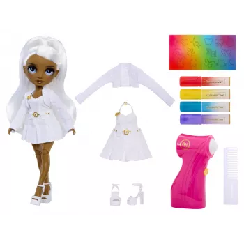 Rainbow High Air Brush & Create Fashion Dolls - Γκρι μάτια, κούκλα μόδας, θηλυκό, 4 έτος(-η), Αγόρι/Κορίτσι, Πολύχρωμο