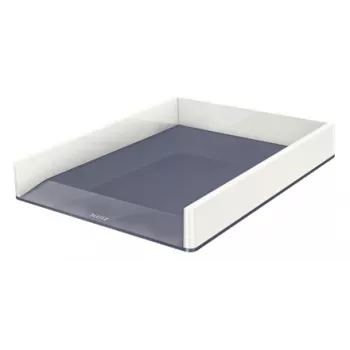 Leitz Θήκη εγγράφων WOW Dual Colour, Πλαστικό, Μεταλλικό, Λευκό, A4, 267 mm, 336 mm, 49 mm