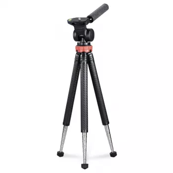 Hama Traveller Pro Τρίποδο Smartphone/Action-Kamera 3 πόδια Μαύρο, Κόκκινο
