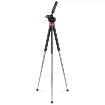 Hama Traveller Pro Τρίποδο Smartphone/Action-Kamera 3 πόδια Μαύρο, Κόκκινο