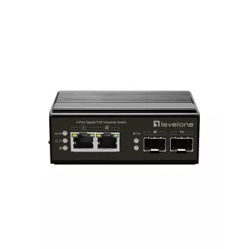 LevelOne IGP-0432 Διακόπτης δικτύου Unmanaged Gigabit Ethernet (10/100/1000) Power over Ethernet (PoE) Μαύρο