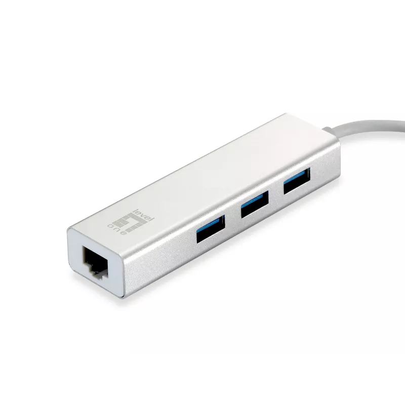 LevelOne Gigabit USB Προσαρμογέας δικτύου, USB-Hub