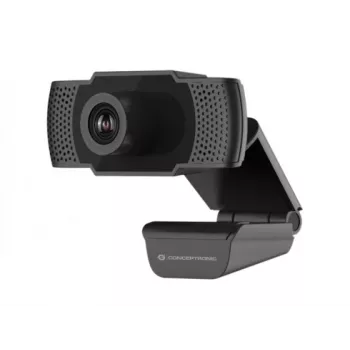 Conceptronic AMDIS 1080P Full HD Webcam με μικρόφωνο, 2 MP, 1920 x 1080 pixel, Full HD, 30 fps, 1280x720@30fps, 1920x1080@30fps, M-JPEG, YUV