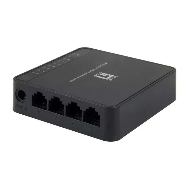 LevelOne FEU-0812 Διακόπτης δικτύου Unmanaged Fast Ethernet (10/100) Μαύρο