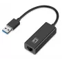 LevelOne USB-0401 Gigabit USB Προσαρμογέας δικτύου, Ενσύρματο, USB, Ethernet, 1000 Mbit/s, Μαύρο