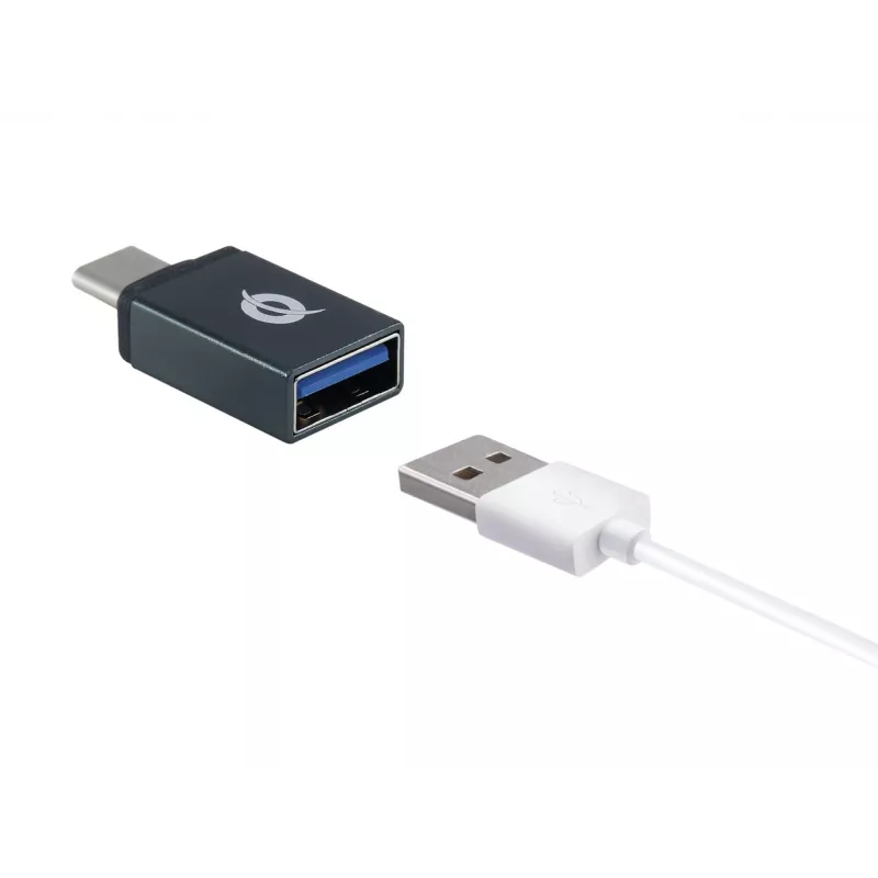 Conceptronic DONN04G USB-C σε USB A/MicroB OTG Προσαρμογέας συσκευασία 2 τεμ., 10Gbps (C-A), 480Mbps (C-MicroUSB)