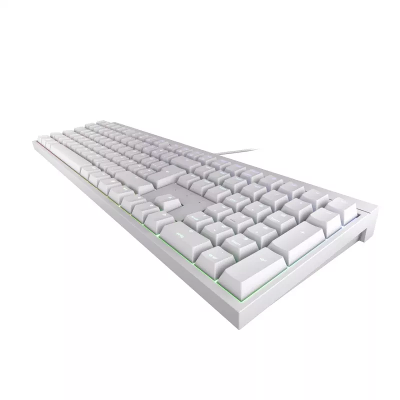 CHERRY MX 2.0S RGB Πληκτρολόγιο Gaming USB QWERTZ Γερμανικό Λευκό