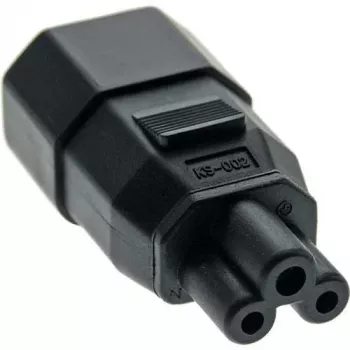 Microconnect PEA0408 Καλώδιο αλλαγής φύλου C14 C5 Μαύρο