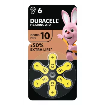 Μπαταρία κουμπί ψευδαργύρου-αέρα Duracell 1,45 V Μοντέλο 397888 (Τύπος 10)
