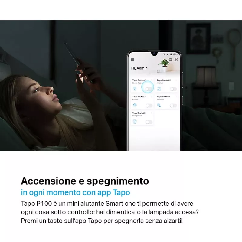 TP-LINK Tapo P100 έξυπνη πρίζα λευκό 2300 W