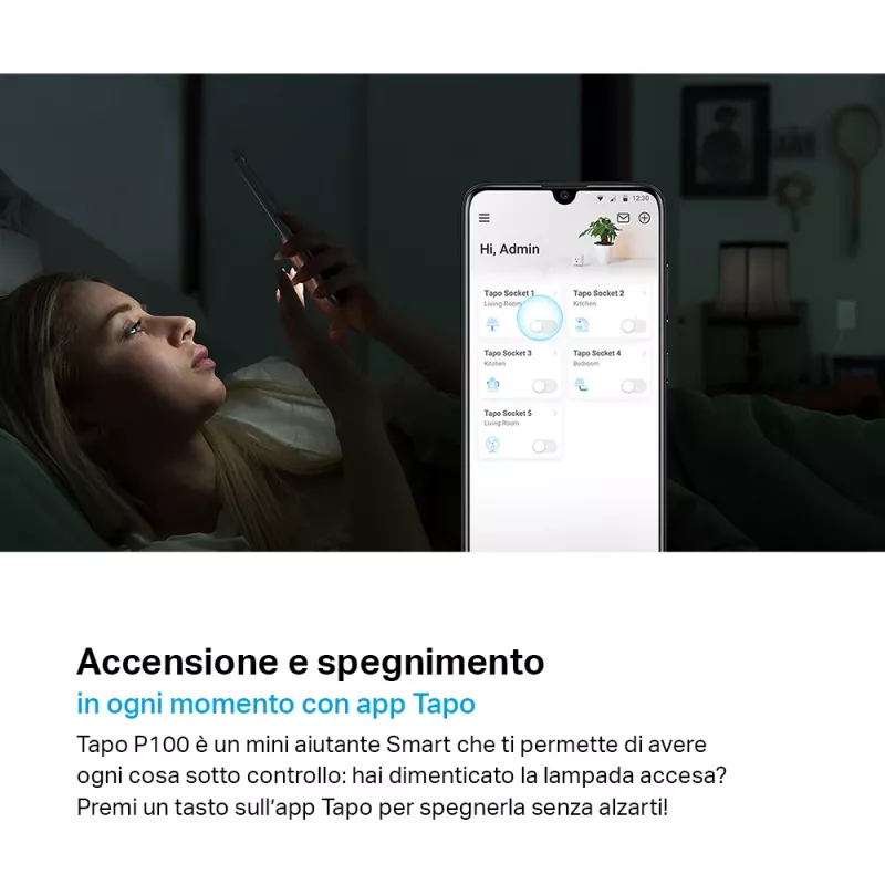 TP-LINK Tapo P100 έξυπνη πρίζα λευκό 2300 W