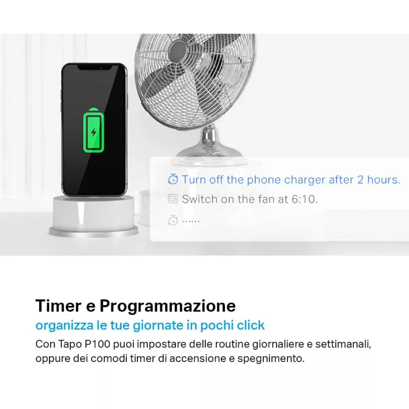 TP-LINK Tapo P100 έξυπνη πρίζα λευκό 2300 W