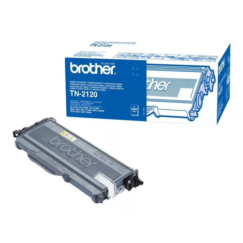 Brother TN-2120 Μελανοδοχείο 1 τεμ. Γνήσιο Μαύρο