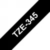 Ταινία πλαστικοποίησης Brother TZe345 18mm Λευκό σε Μαύρο