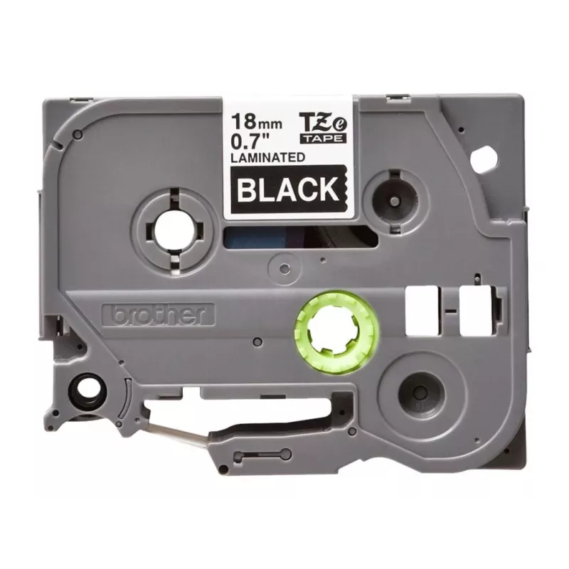 Ταινία πλαστικοποίησης Brother TZe345 18mm Λευκό σε Μαύρο
