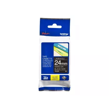 Ταινία ετικετών Brother TZe355 24mm Λευκό σε Μαύρο