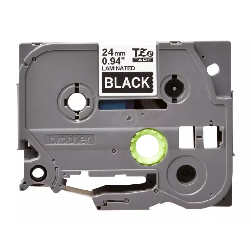 Ταινία ετικετών Brother TZe355 24mm Λευκό σε Μαύρο