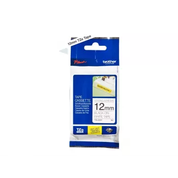 Ταινία Brother TZeS231 Μαύρο σε Λευκό 1,2 cm 8 m