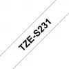 Ταινία Brother TZeS231 Μαύρο σε Λευκό 1,2 cm 8 m