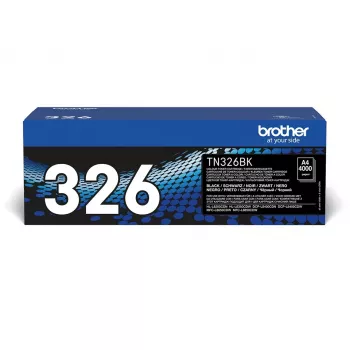Brother TN-326BK Μελανοδοχείο, Μαύρο, 4000 σελίδες