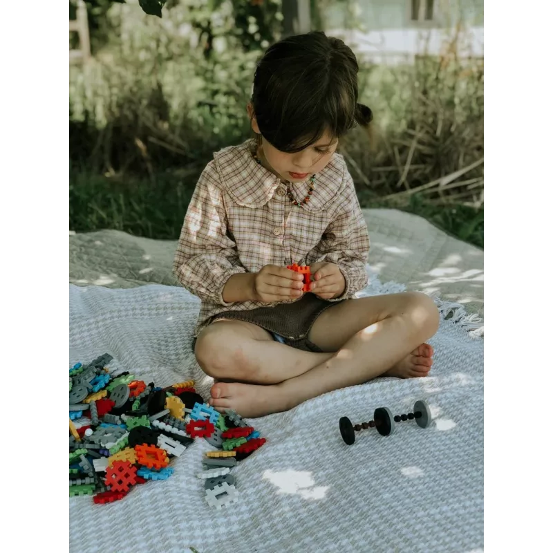 Τούβλα Marioinex Mini Waffle Constructor 300 — συμβατό σετ κατασκευής, 300 τεμ., πολύχρωμο