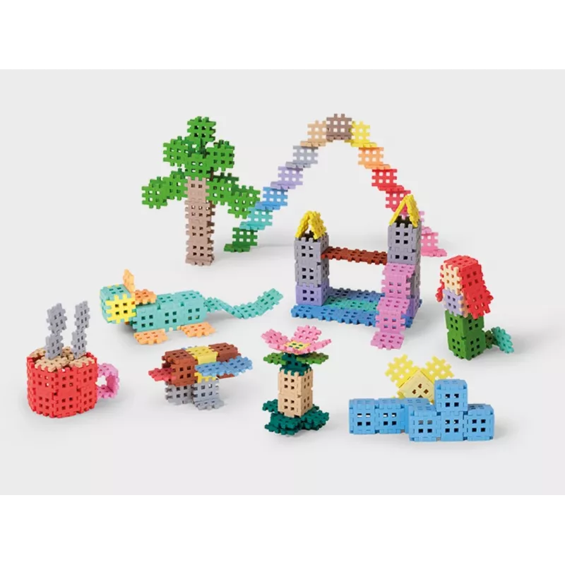 Τούβλα κατασκευής Marioinex Waffle Blocks mini pastel σετ 500 τεμ.