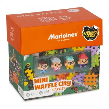 Σετ κατασκευής Marioinex Waffle mini Blocks – Δρόμος, 280 τεμ.