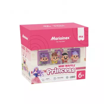 Παιχνίδι σετ κατασκευής Marioinex Waffle Mini Blocks Princess — 280 τεμ., πολύχρωμο, κουτί, ηλικία 6+