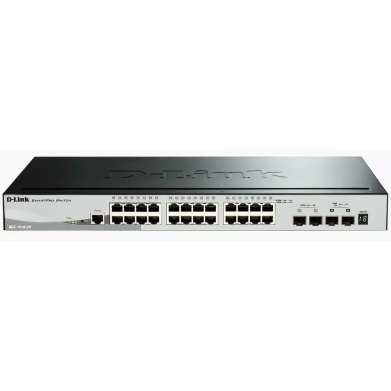 D-Link DGS-1510 Managed L3 Gigabit Ethernet (10/100/1000) Μαύρο