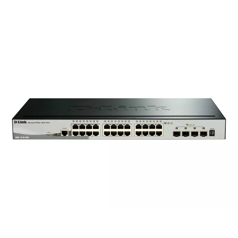 D-Link DGS-1510 Managed L3 Gigabit Ethernet (10/100/1000) Μαύρο