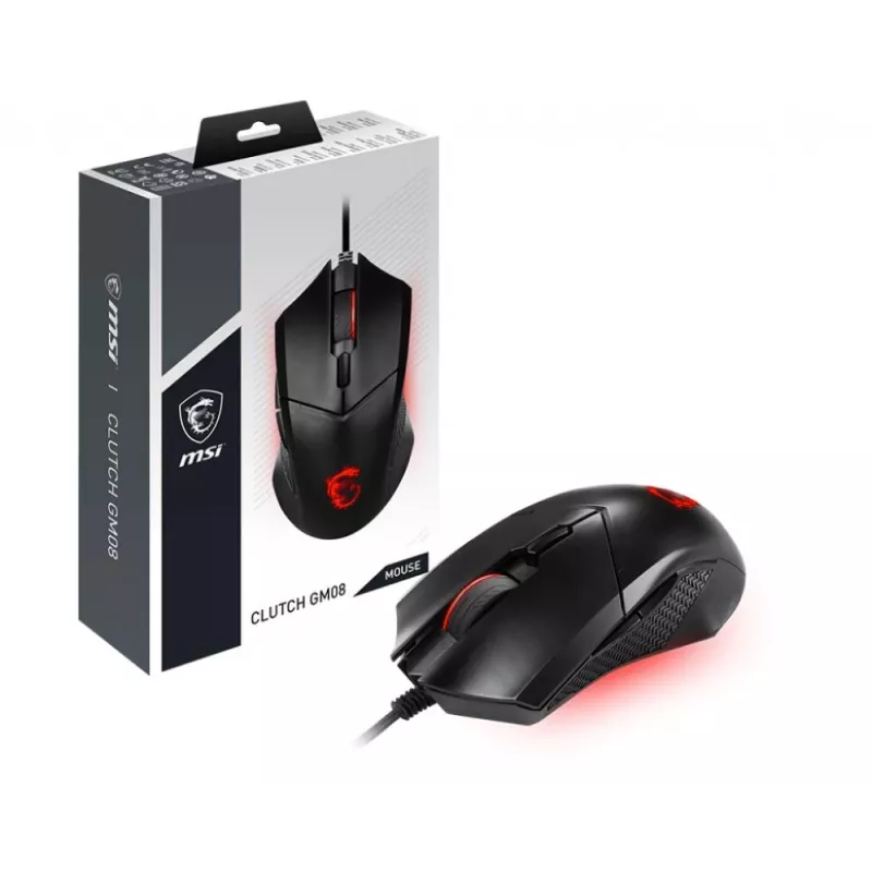 MSI | Clutch GM08 | Gaming ποντίκι | USB 2.0 | Μαύρο