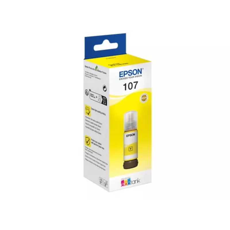 EPSON 108 EcoTank κίτρινο μελάνι σε φιάλη