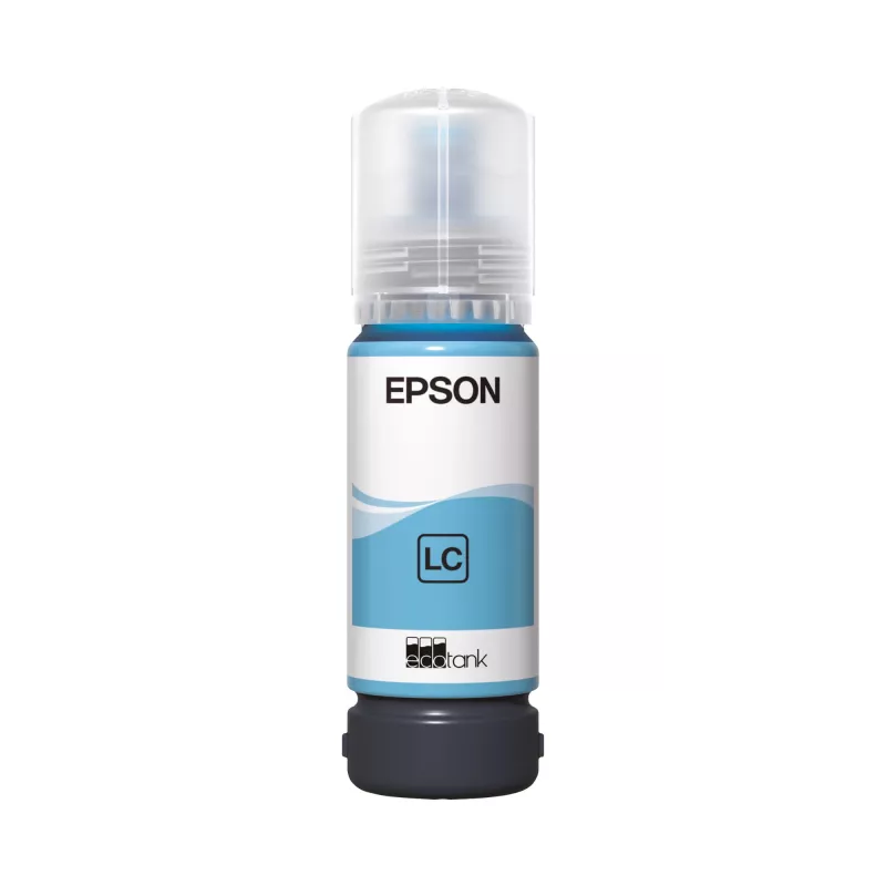 EPSON 108 EcoTank ανοιχτό κυανό μελάνι σε φιάλη