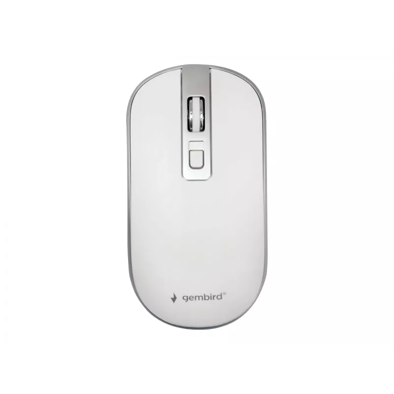 Ποντίκι USB οπτικό ασύρματο λευκό/ασημί MUSW-4B-06-WS Gembird