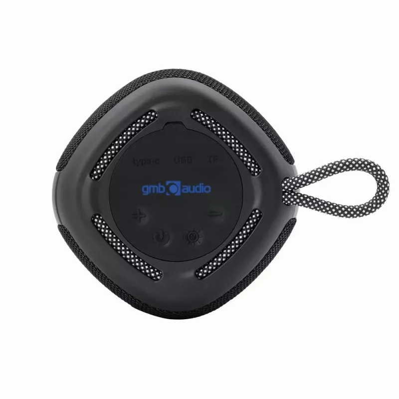 Φορητό ηχείο Gembird SPK-BT-LED-03-BK μαύρο