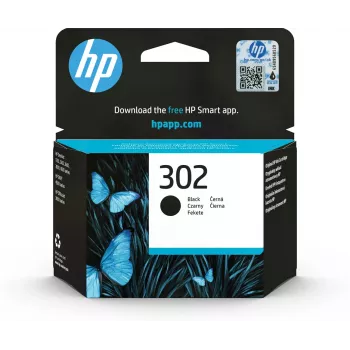HP 302 μαύρο γνήσιο μελάνι