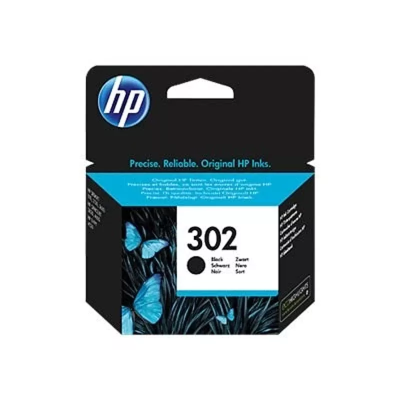 HP 302 μαύρο γνήσιο μελάνι